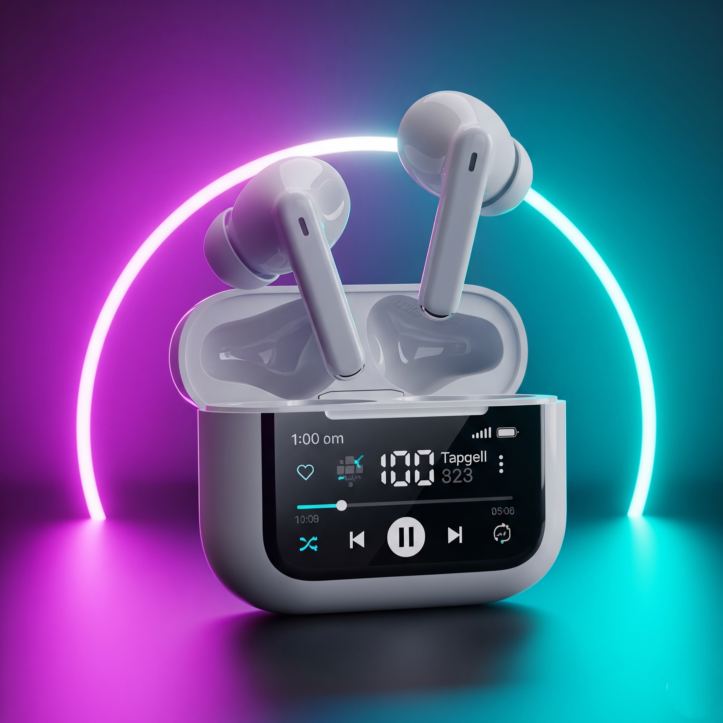 A9 Airpods Pro 2 – Active Noise Cancellation (anc) & Environmental Noise Cancellation (enc) | Touch Control | Wireless Earbuds With Charging Case
