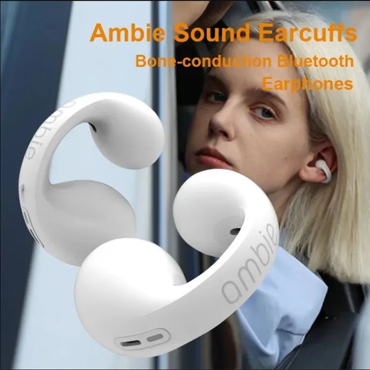 Arch Ambie Ear Cuffs | Bone Conduction Earbuds Ear Cuffs | Best Quality Earbuds Black/white (with Box) (random Colors)