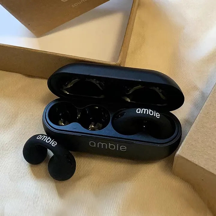 Arch Ambie Ear Cuffs | Bone Conduction Earbuds Ear Cuffs | Best Quality Earbuds Black/white (with Box) (random Colors)